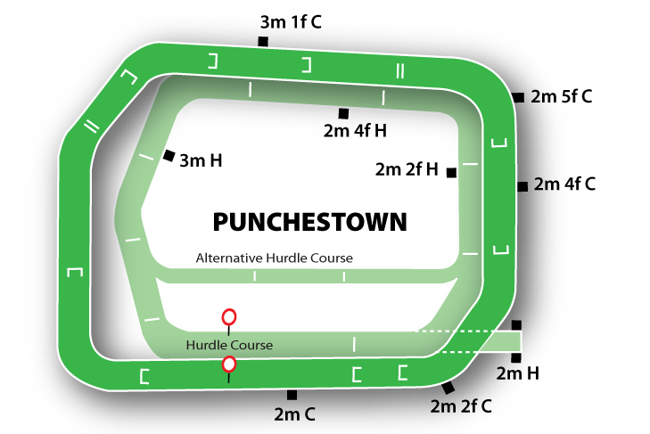 Punchestown course map