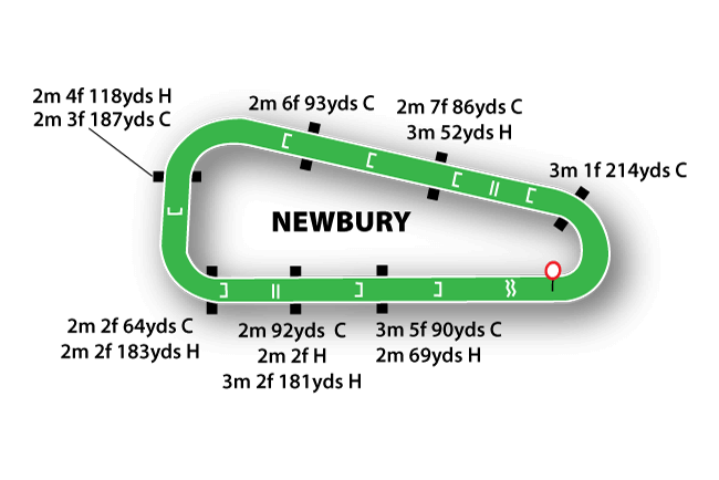 Newbury course map